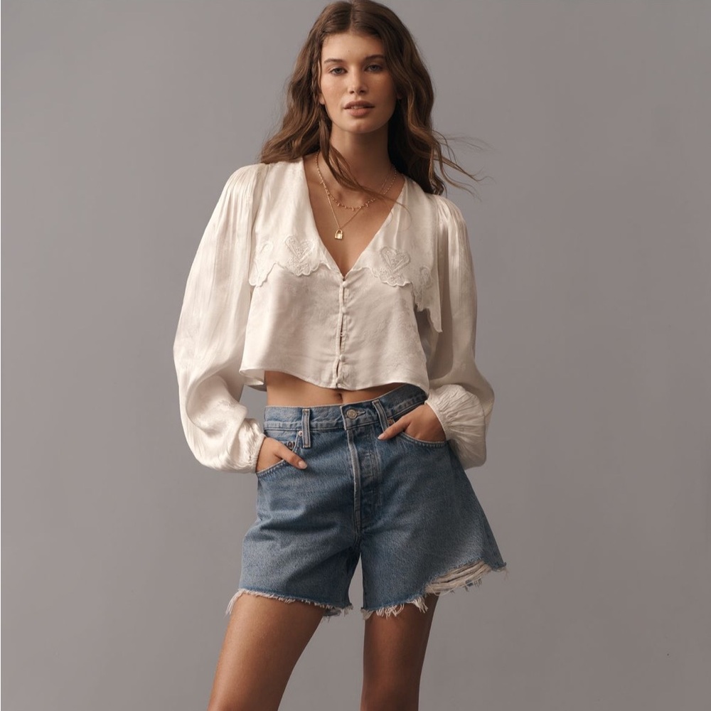 NWT AGOLDE Parker Long Short Loose Fit Vintage Short, community, size 27